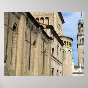 Italy, Parma, Tower of San Giovanni Church Poster