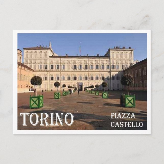 Italy - Piedmont - Torino - Castle Square - Postcard (Front)