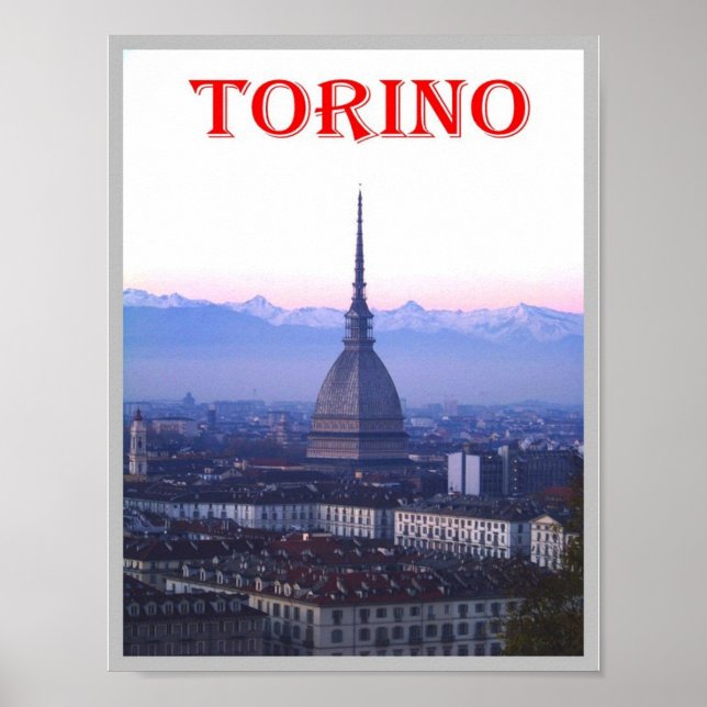 Italy - Piedmont - Torino - La Mole Antonelliana - Poster (Front)