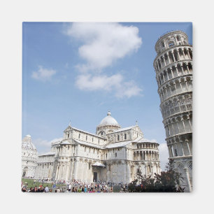 Italy, Pisa. Cathedral, baptistry and Leaning Magnet