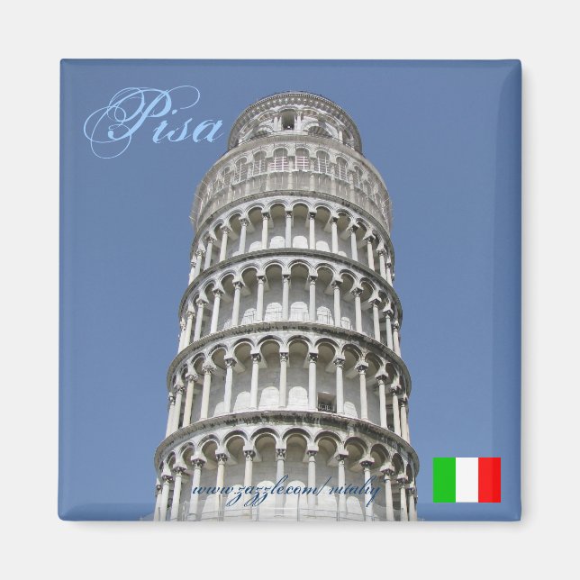 Italy Pisa cool magnet design (Front)