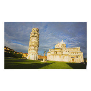 Italy, Pisa, Duomo and Leaning Tower, Pisa, 2 Photo Print