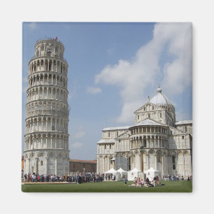 Italy, Pisa. Leaning Tower of Pisa and Magnet