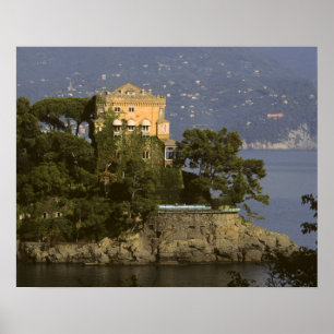 Italy, Portofino. Scenic life on the Poster