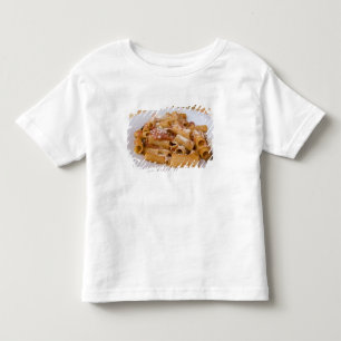 Italy, Positano. Display plate of rigatoni. Toddler T-shirt