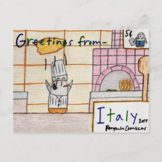 "Italy" postcard