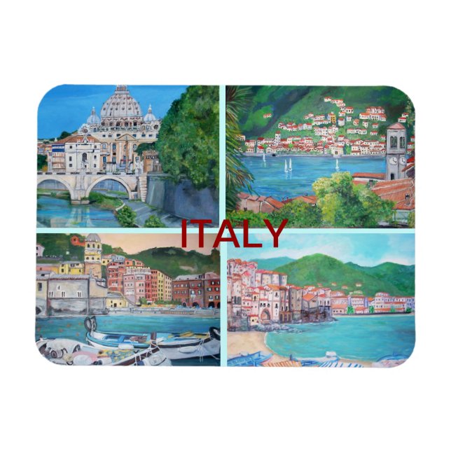Italy Premium Flexi Magnet (Horizontal)