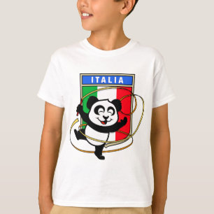 Italy Rhythmic Gymnastics Panda T-Shirt