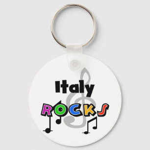 Italy Rocks Keychain