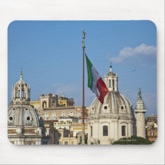 Italy, Rome. Italian flag Mouse Pad