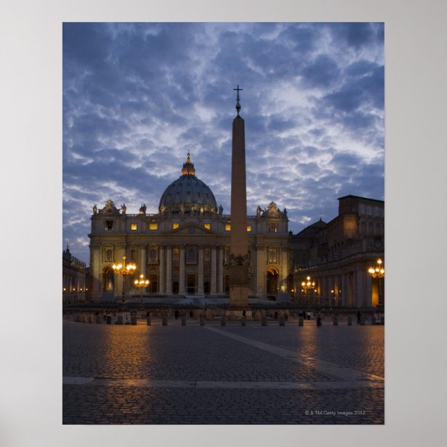 Italy, Rome, Vatican City, St. Peter's Basilica Poster (Front)