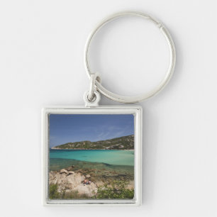 Italy, Sardinia, Baja Sardinia. Resort beach. Keychain