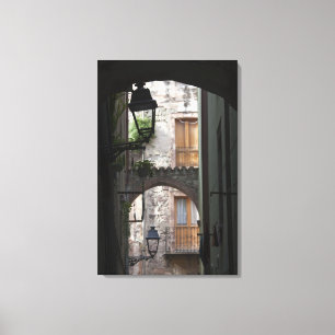 Italy, Sardinia, Bosa. Street detail. Canvas Print