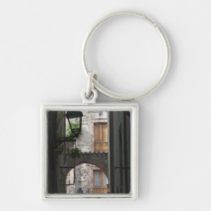 Italy, Sardinia, Bosa. Street detail. Keychain