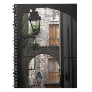 Italy, Sardinia, Bosa. Street detail. Notebook