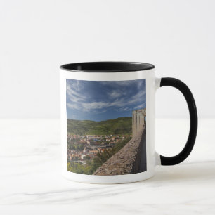 Italy, Sardinia, Bosa. Town view from Castello Mug