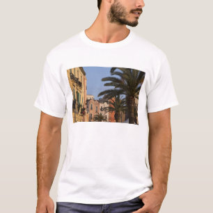 Italy, Sardinia, Cagliari. Buildings and palms T-Shirt