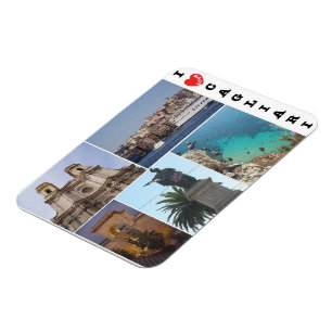 Italy - Sardinia - Cagliari - I Love Magnet