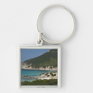 Italy, Sardinia, Solanas. Beach. Keychain