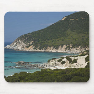 Italy, Sardinia, Solanas. Beach. Mouse Pad