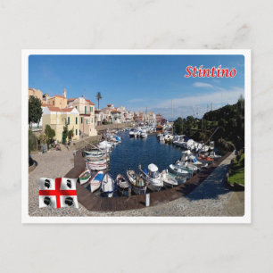 Italy - Sardinia - Stintino - Harbour - Postcard