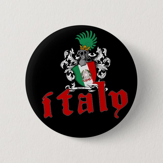 Italy Shield Button (Front)