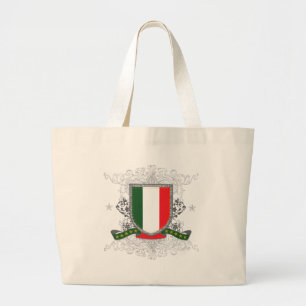 Italy Shield Large Tote Bag