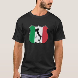 Italy Shield Map T-Shirt