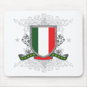 Italy Shield Mouse Pad