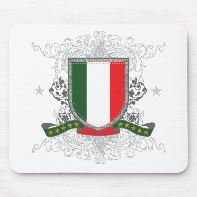 Italy Shield Mouse Pad (Front)