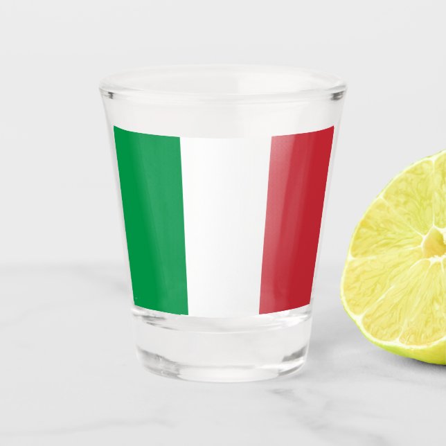 ITALY SHOT GLASS  (Front)