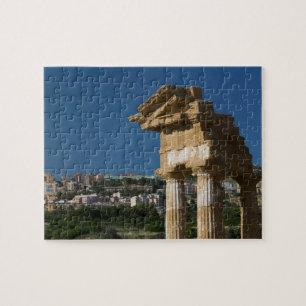Italy, Sicily, Agrigento, La Valle dei Templi, 2 Jigsaw Puzzle