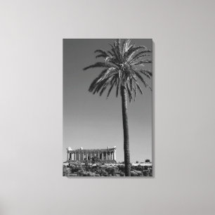 Italy, Sicily, Agrigento, La Valle dei Templi, 3 Canvas Print