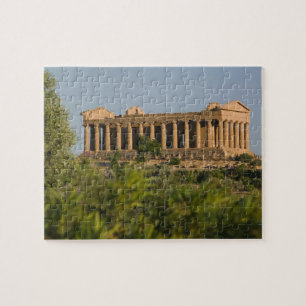 Italy, Sicily, Agrigento, La Valle dei Templi, 4 Jigsaw Puzzle