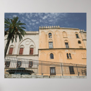 Italy, Sicily, Palermo, Palazzo dei Normanni Poster