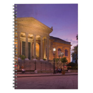 Italy, Sicily, Palermo, Teatro Massimo Opera Notebook