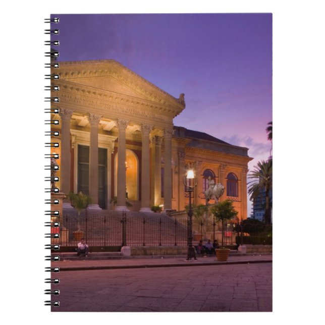 Italy, Sicily, Palermo, Teatro Massimo Opera Notebook (Front)