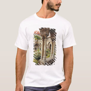 Italy, Sicily, Palermo. The cloisters survive as T-Shirt