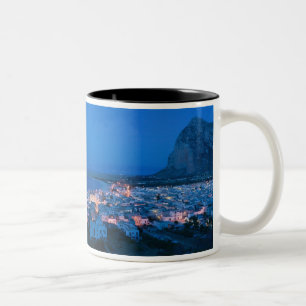 Italy, Sicily, SAN VITO LO CAPO, Resort Town Two-Tone Coffee Mug