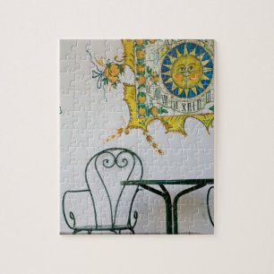 ITALY, Sicily, TAORMINA: Bam, Bar Cafe Detail Jigsaw Puzzle