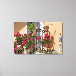 ITALY, Sicily, TAORMINA: Corso Umberto 1, Canvas Print