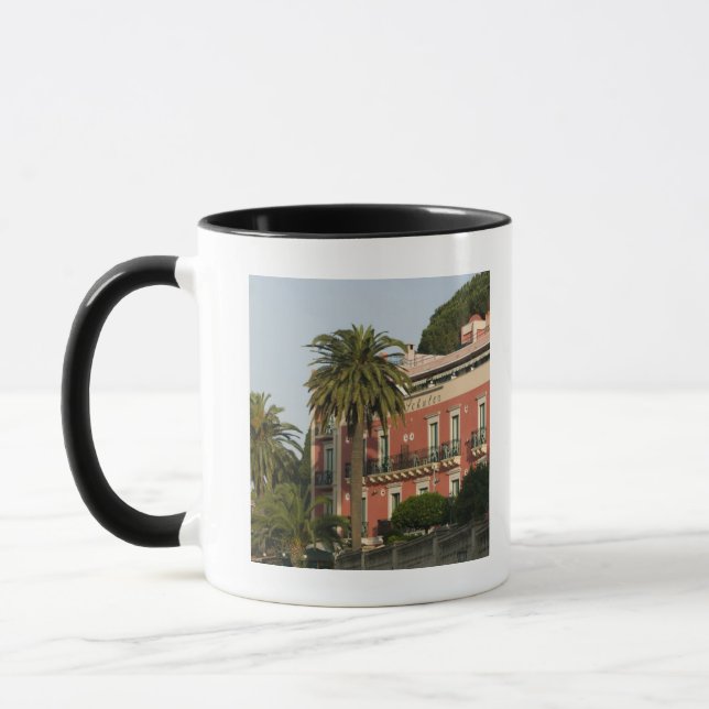 ITALY, Sicily, TAORMINA: Hotel Schuler Mug (Left)