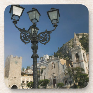 ITALY, Sicily, TAORMINA: Piazza iX Aprile, San Coaster