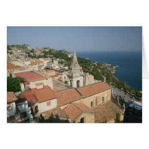 ITALY, Sicily, TAORMINA: View towards Piazza IX