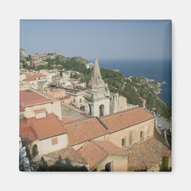 ITALY, Sicily, TAORMINA: View towards Piazza IX Magnet (Front)