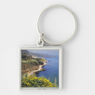 Italy, Sicily. The north coast of Sicily in Keychain