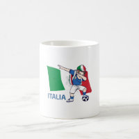 Italy Soccer Fan Kid dabbing schoolboy