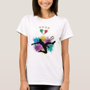 Italy Soccer Football Fan Shirt Flag Splash