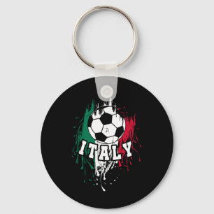 Italy Soccer Italian Footbyll Italy Futbol Keychain