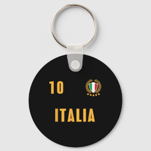 Italy Soccer Jersey Italia Footbyll Team Fun Keychain